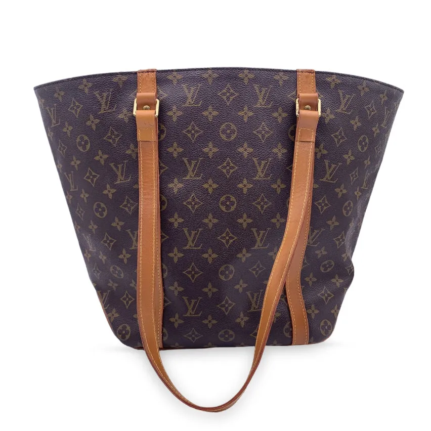 LOUIS VUITTON Vintage Monogram Canvas Sac Shopping Bag Tote