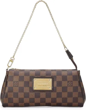 Louis Vuitton Women's Pre-Loved Damier Ebene Eva Bag