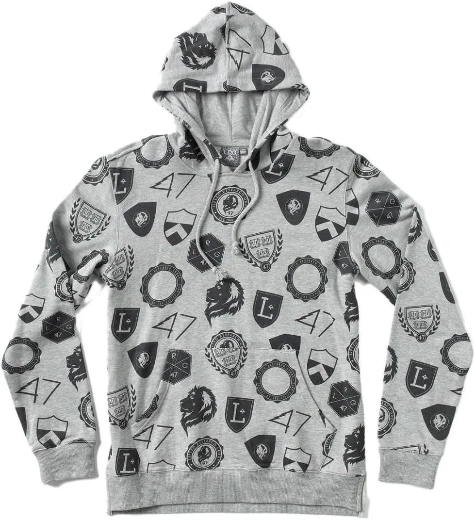 LRG Men's Random Shields Pull Over Hoodie