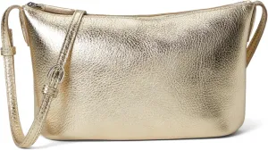 Madewell Soft Grain Mini Xbody, Light Gold Metallic
