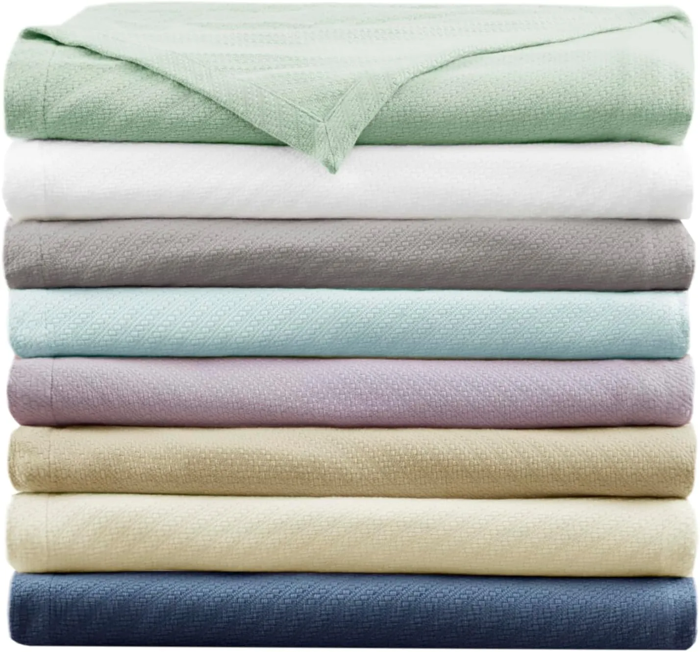 Madison Park BL51N-0675 Liquid Cotton Luxury Blanket Premium Soft Cozy 100% Ring Spun Cotton For Bed , Couch or Sofa, Twin, Linen