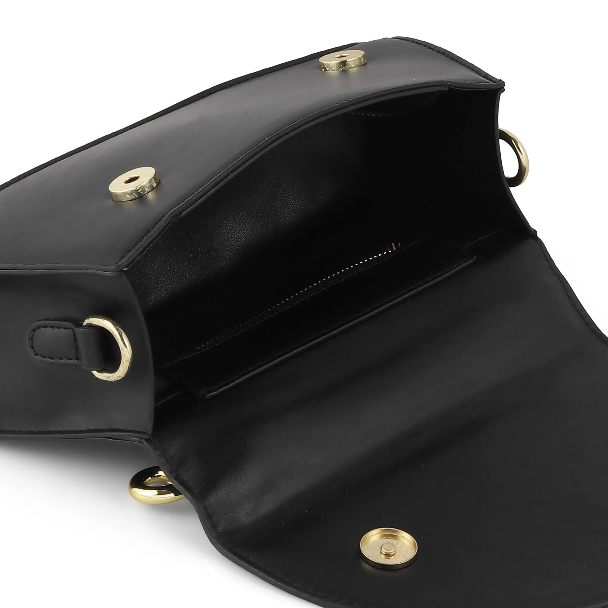 MADONNA- BLACK CLUTCH BAG