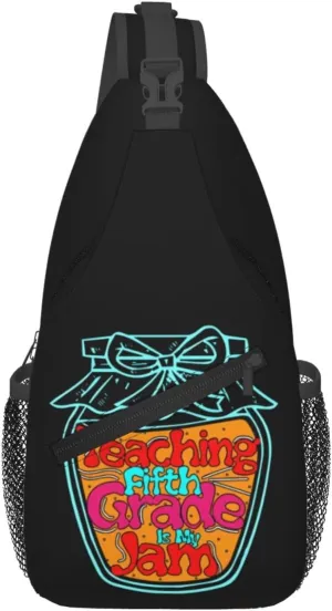 Mardi Gras American Flag Carnival Celebration Sling Bag Crossbody Bag Casual Chest Bags Travel Shoulder Backpack