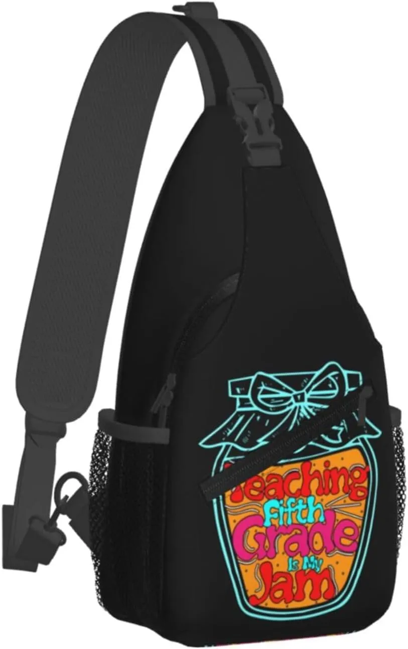 Mardi Gras American Flag Carnival Celebration Sling Bag Crossbody Bag Casual Chest Bags Travel Shoulder Backpack