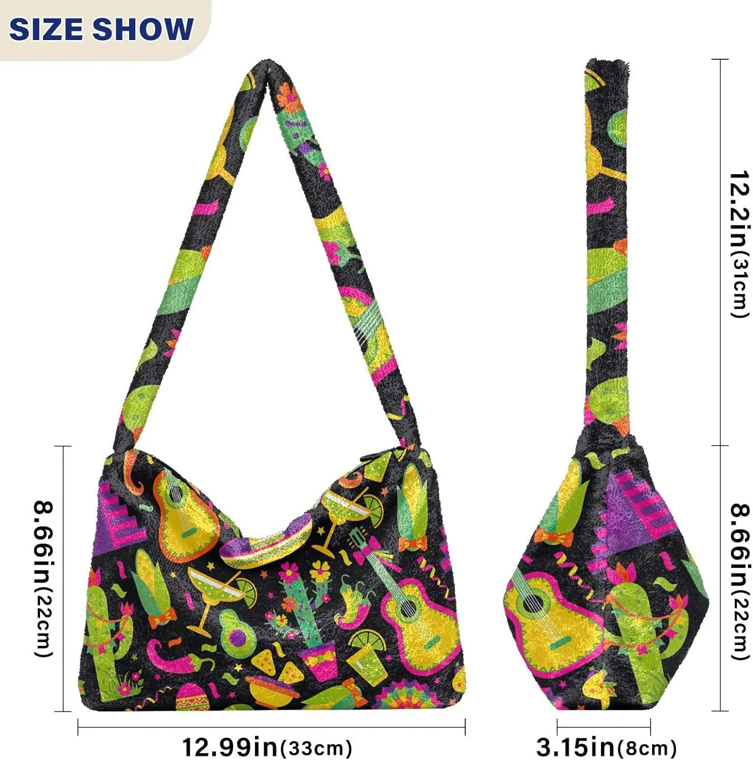 Mardi Gras With Stripes Of Gold Womans Shoulder Bag, Tote Book Bag for Women, Womens Outdoor Bag