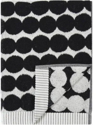 MARIMEKKO Räsymatto Terry Cotton Hand Towel – Polka Dot Patterned Hand Towels – 28 in x 20 in