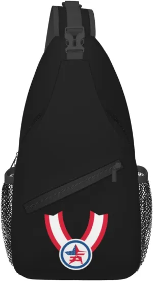 Medal Of Honor American Flag Icon Crossbody Bags For Women Men Chest Backpack Gym Shoulder Bag Travel Outdoor Sports Casual Crossbody Bags
