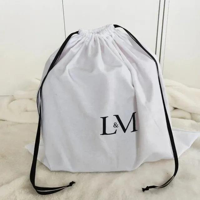 Medium Dust Cover Draw String Storage Bag for Handbags, Shoes, Purses & Clothes