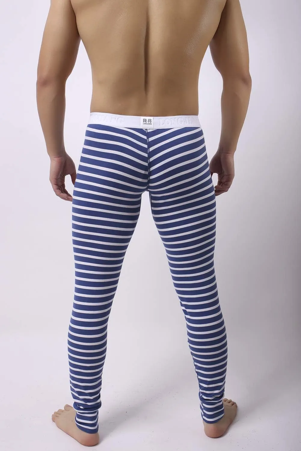 Men’s Cotton Pouch Underwear Long Johns Thermal Pants Bottoms Leggings