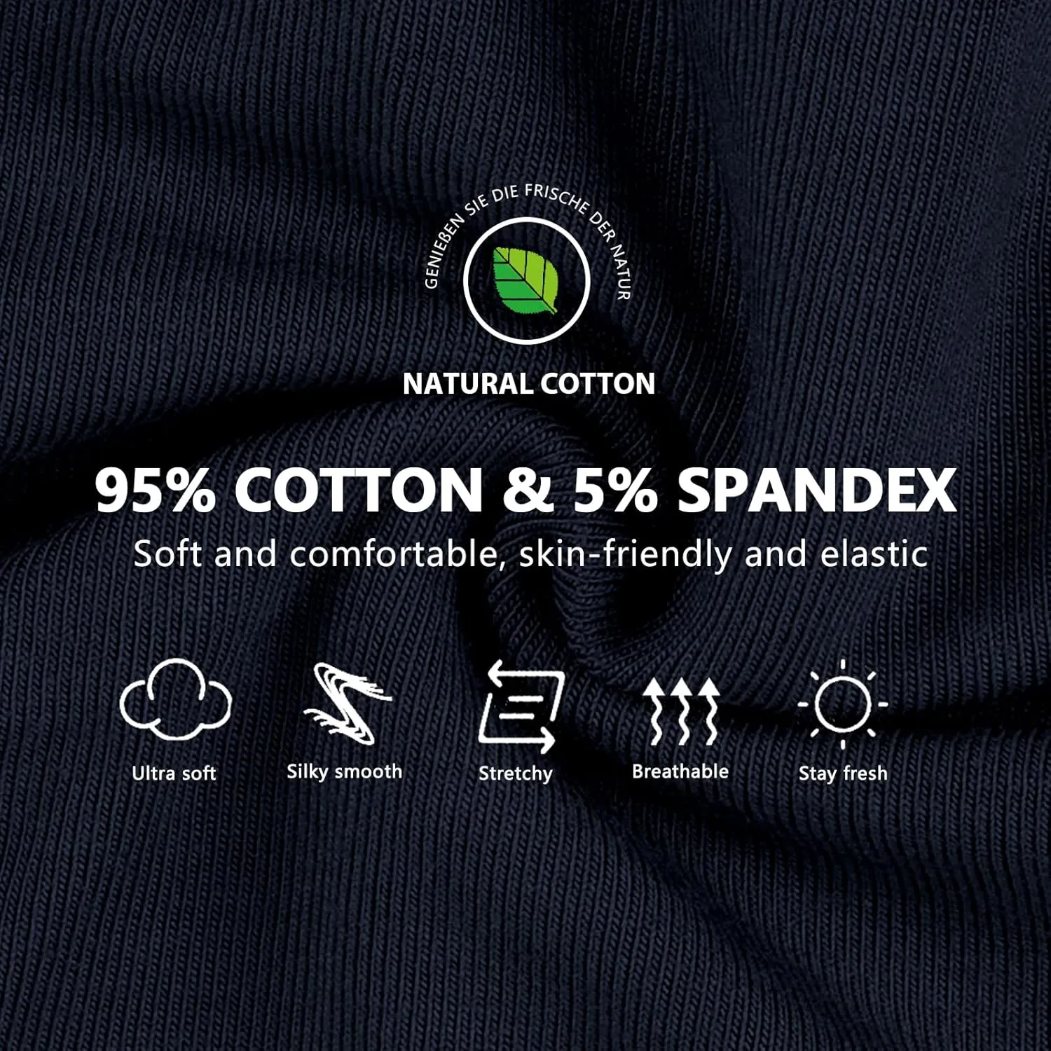 Mens Underwear Briefs Pack Stretch Cotton Low Rise Briefs for Men Wide Waistband Multipack