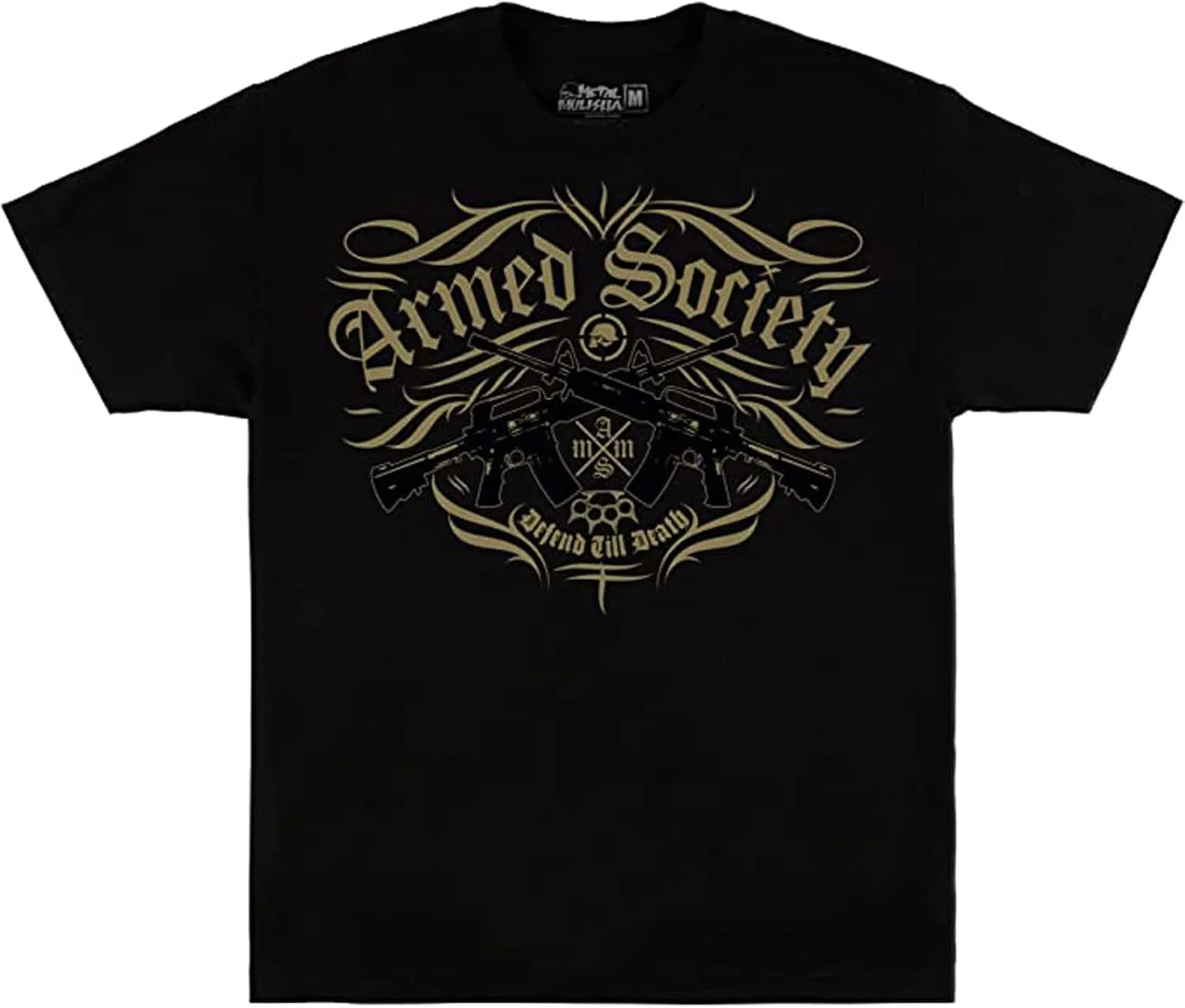 Metal Mulisha Mens Defend Till Death T-Shirt