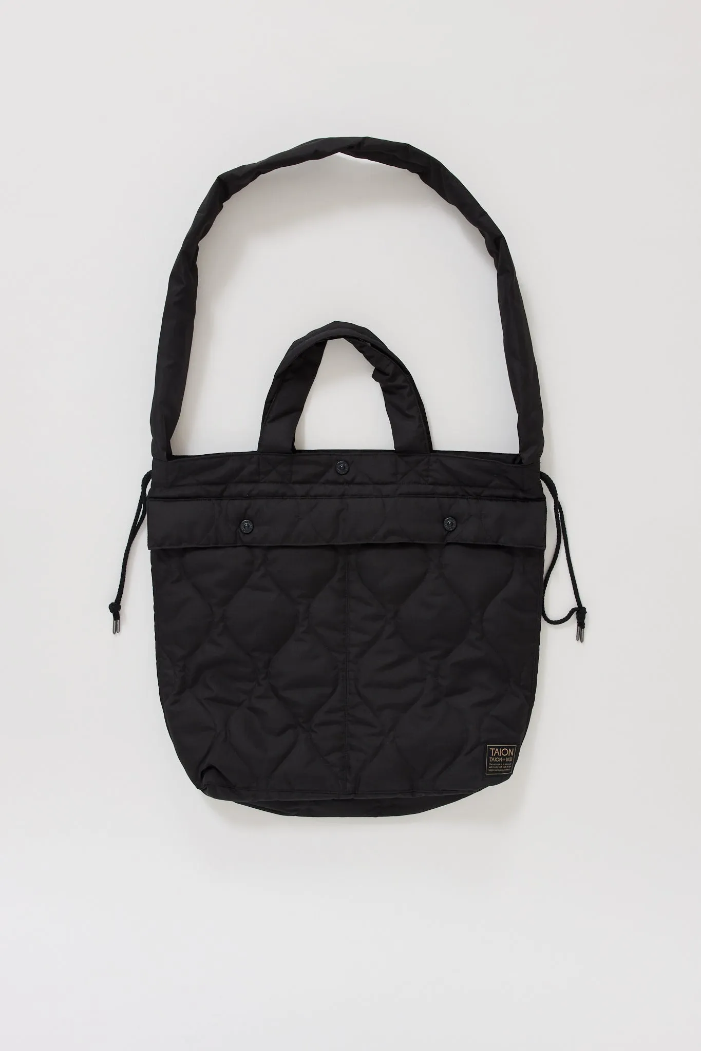 Military Down Helmet Shoulder Bag Black