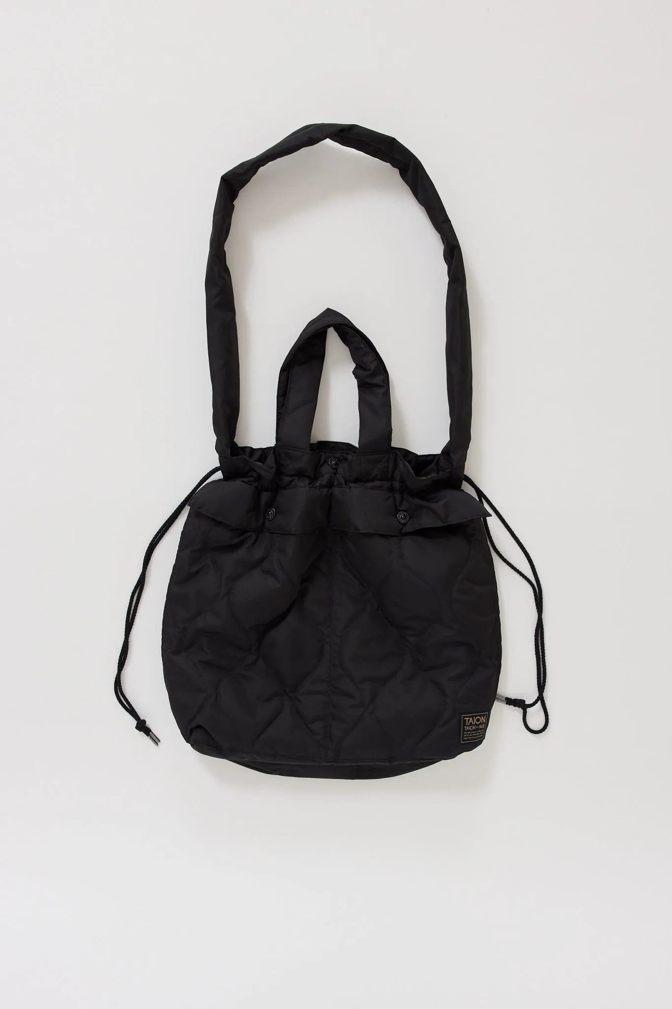Military Down Helmet Shoulder Bag Black