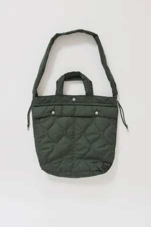 Military Down Helmet Shoulder Bag Olive