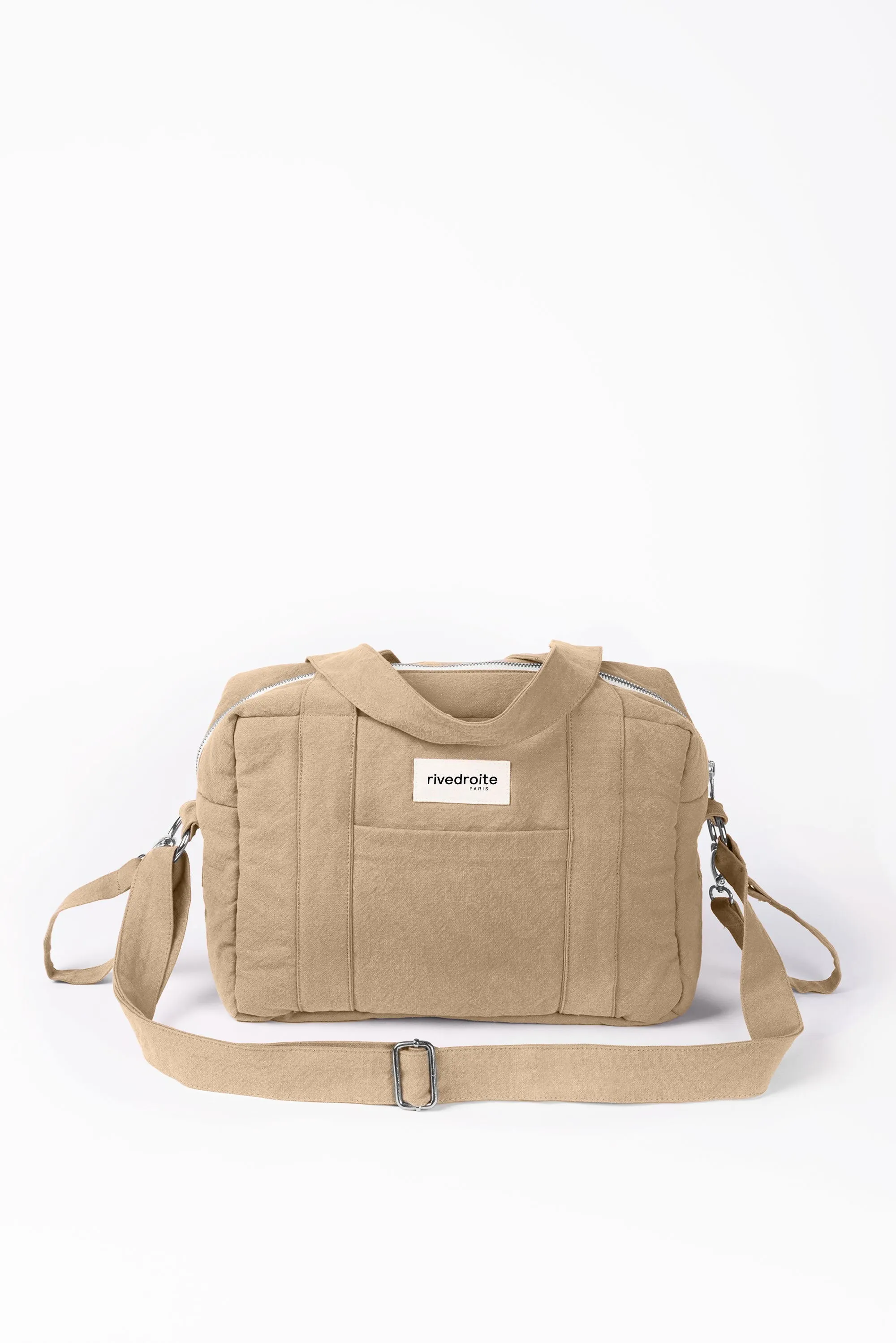 Mini Darcy the anti diaper bag - Recycled cotton Beige