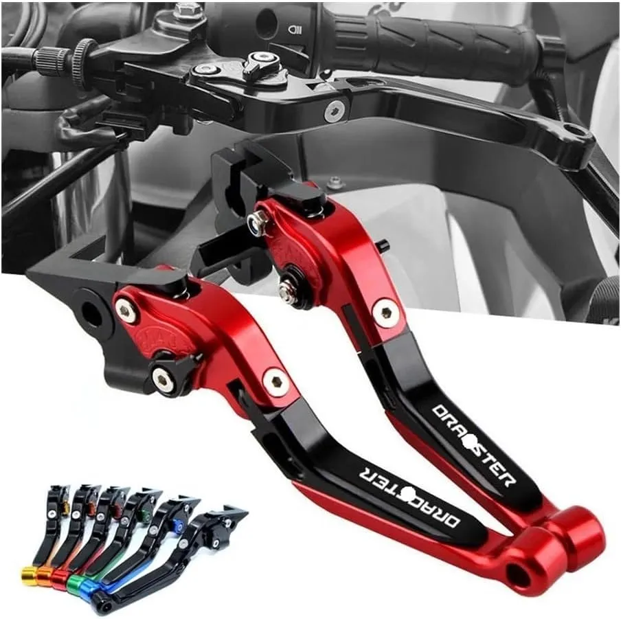 Motorcycle Brake Lever Motorcycle Brake Clutch Levers for Italjet Dragster 200 2021 2022 Accessories Foldable Extendable Adjustable Levers