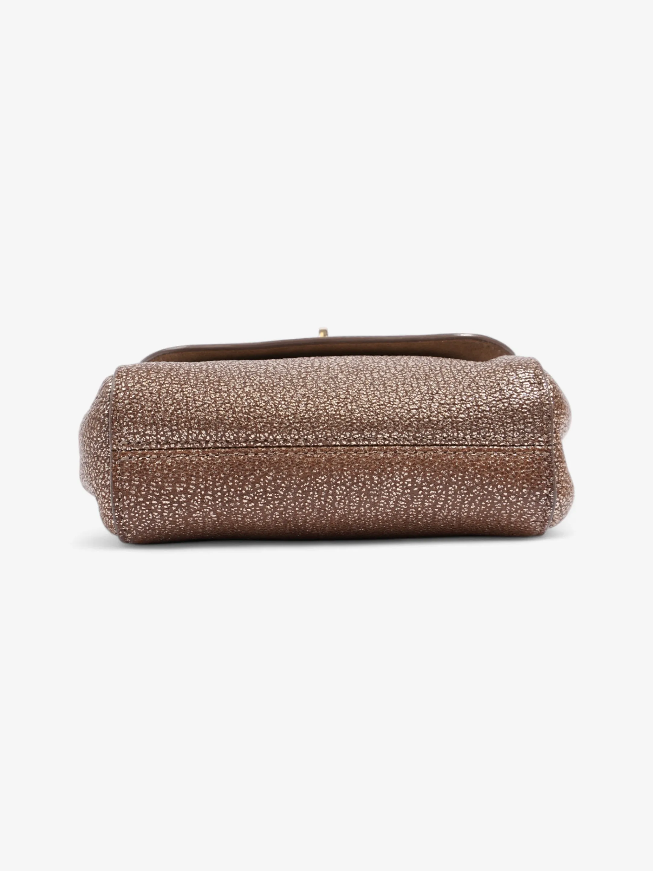 Mulberry Lily Metallic Mushroom Goatskin Leather Mini
