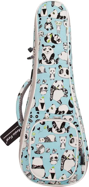 MUSIC FIRST Original Design 15mm Padded Cartoon"Panda" Violin bag, 1/4 1/2 Soft Violin Case, Violin Travel Bag, Violin Backpack Notice: Fit for 1/2 and 1/4 Size Violin, Max bow length 62cm (24.4 inch)