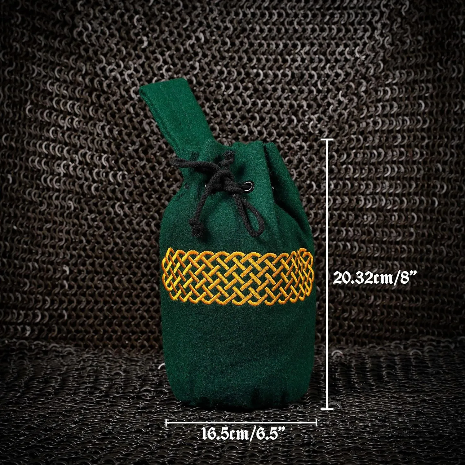 Mythrojan Drawstring Belt Pouch: Medieval Renaissance Bag Costume Accessories Coin Purse
