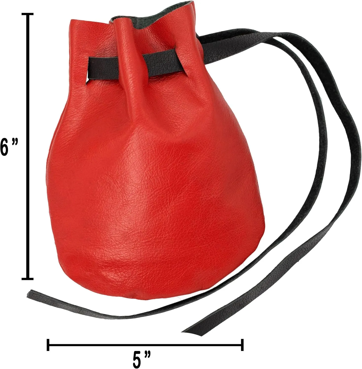 Mythrojan Leather Pouch Jewelry Bag Drawstring Christmas Gift Storage Bag Pouch for Wedding Party Favors