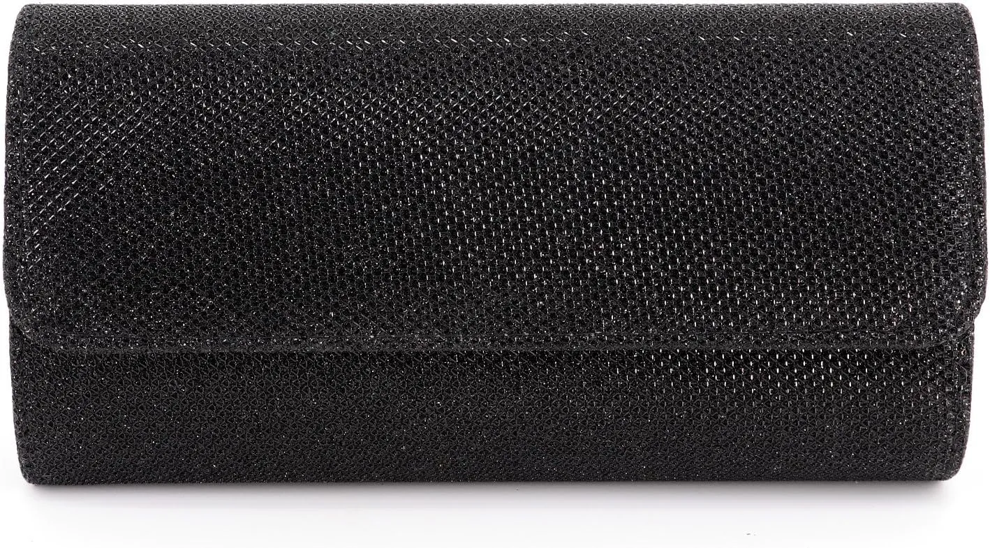 Naimo Flap Dazzling Small Clutch Bag Evening Bag With Detachable Chain