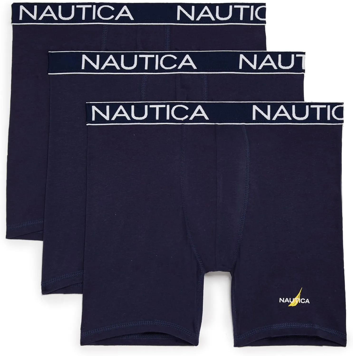 Nautica Men's 3-Pack Cotton Stretch Limited Edition Boxer Briefs