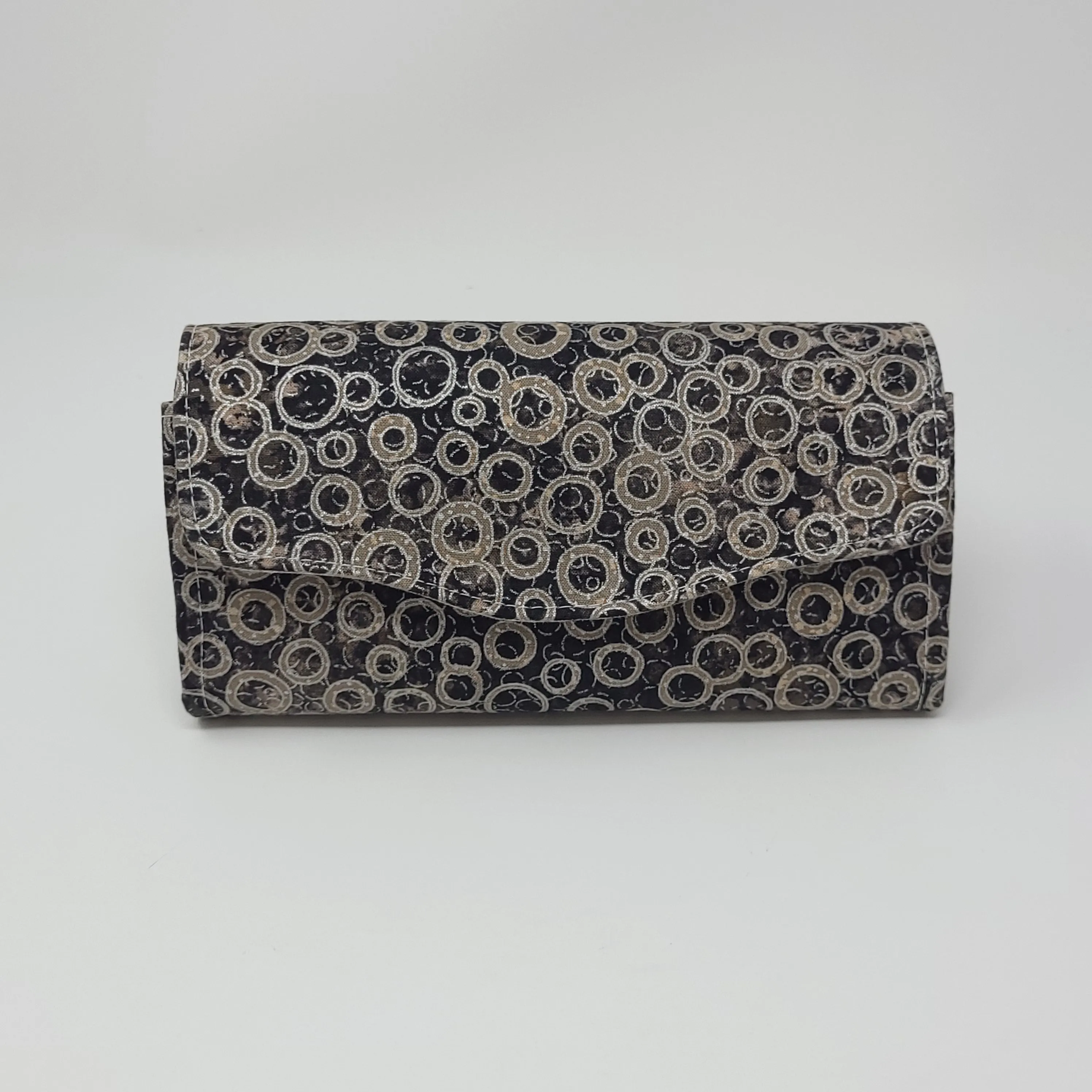 Necessary Clutch Wallet - Shimmer (Black, Metallic Silver)