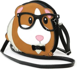 Nerdy Guinea Pig Crossbody Bag for Kids