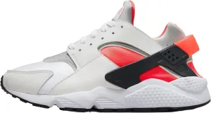 Nike Air Huarache Men's Shoes (DX4259-100, White/Metallic Silver-Infrared 23-Black) Size 3.5