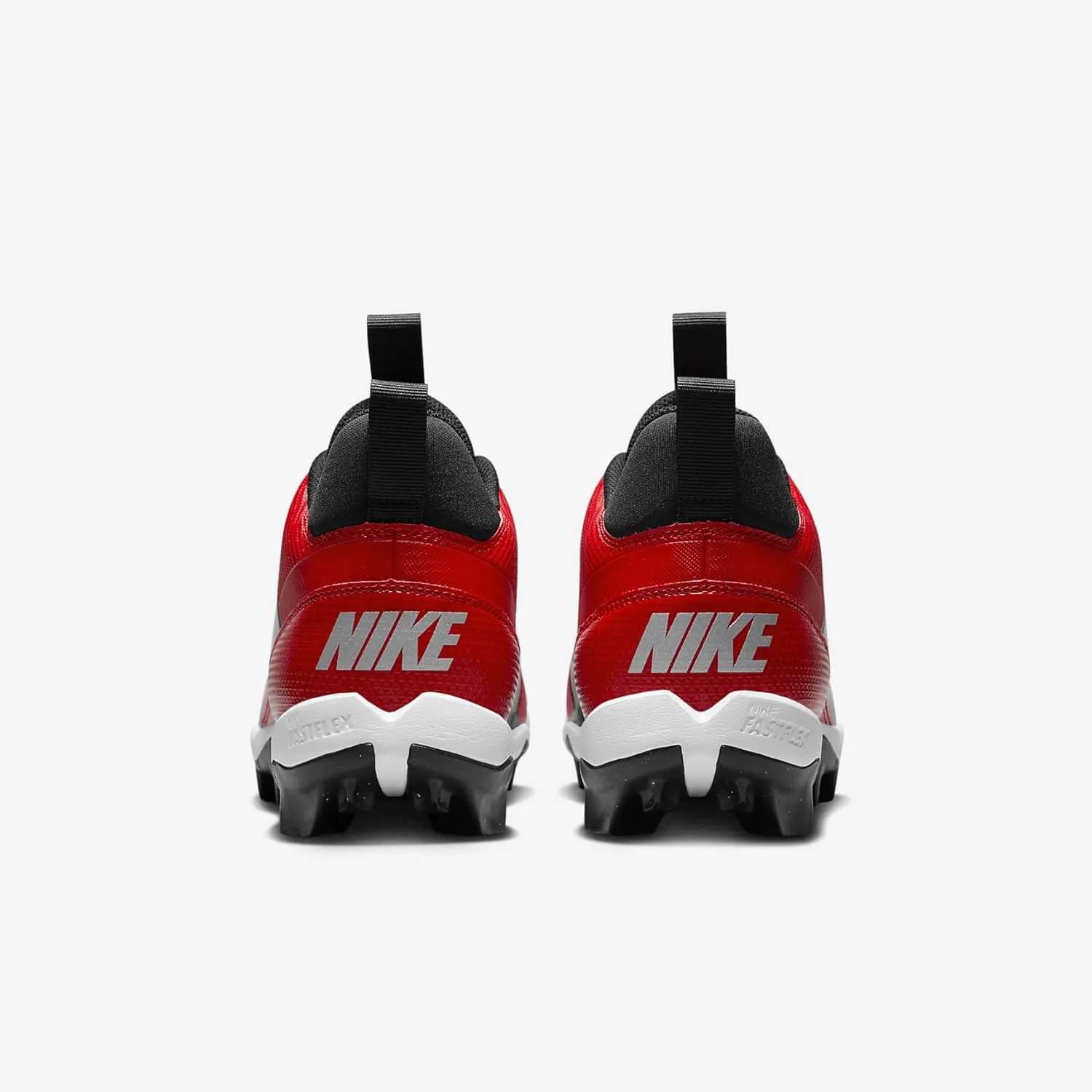 Nike Alpha Menace 4 Shark Football Cleats (FN0028-100, White/Metallic Silver/Photon Dust/Black)