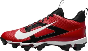 Nike Alpha Menace 4 Shark Football Cleats (FN0028-100, White/Metallic Silver/Photon Dust/Black)