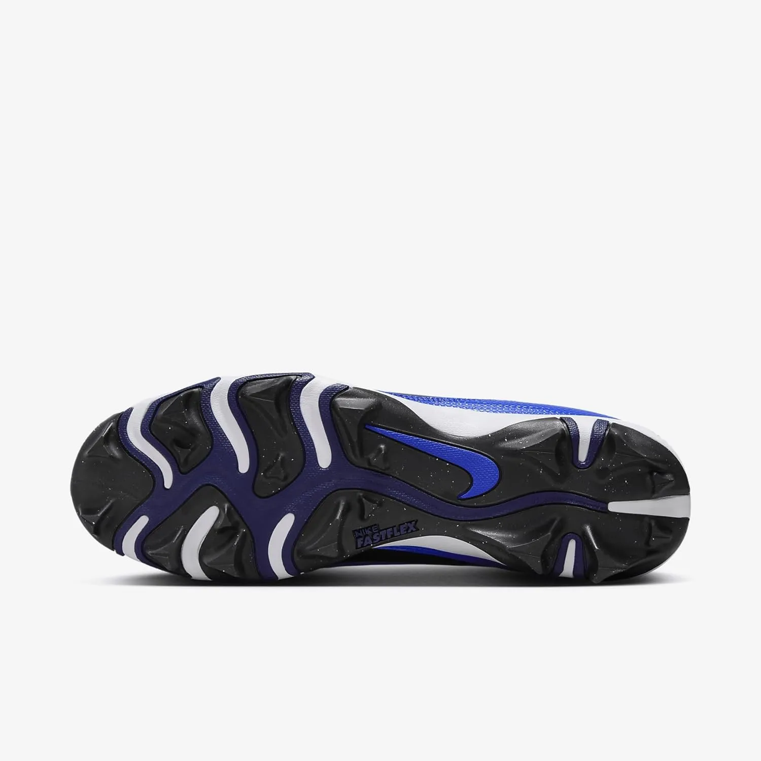 Nike Alpha Menace 4 Shark Football Cleats (FN0028-100, White/Metallic Silver/Photon Dust/Black)