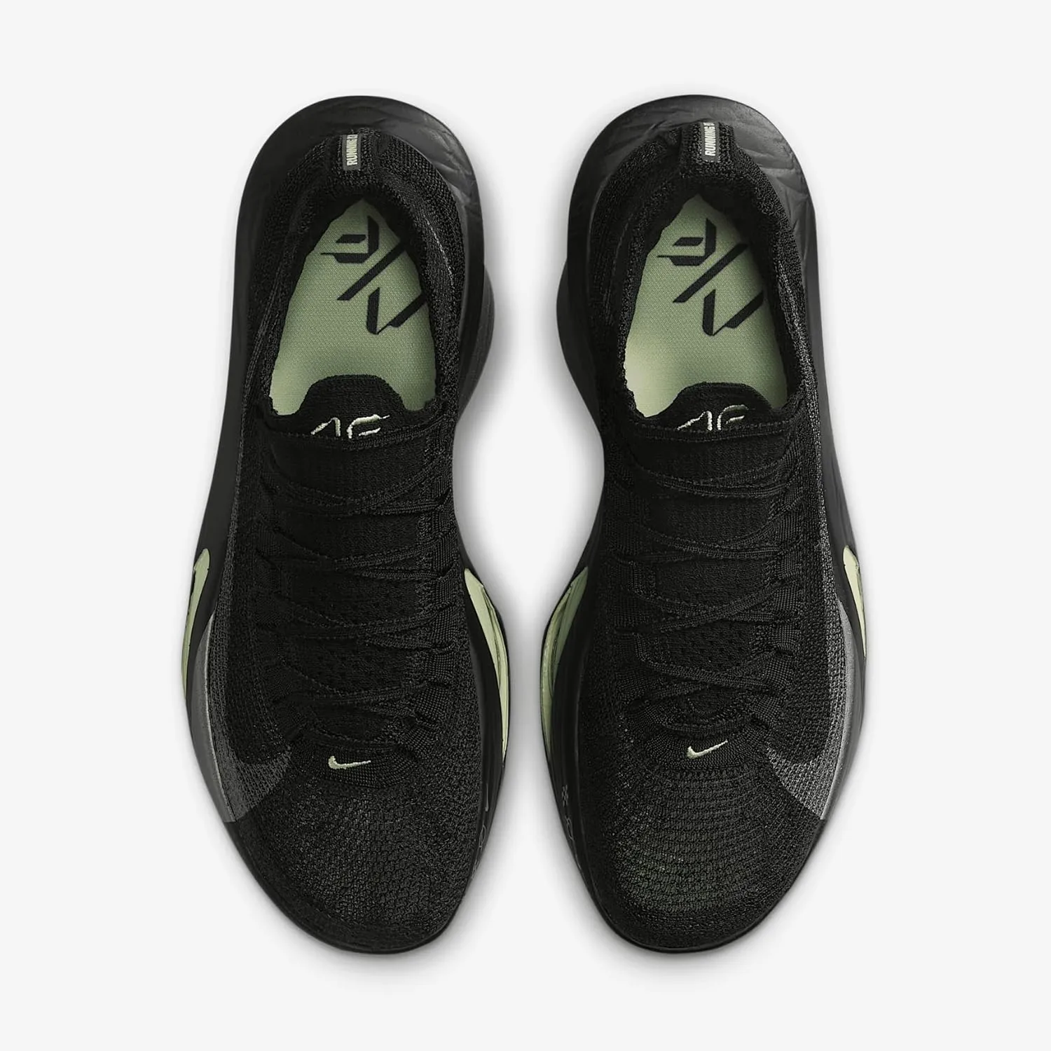 Nike Alphafly 3 Men's Road Racing Shoes (HV6350-001, Black/Olive Aura/Metallic Silver)