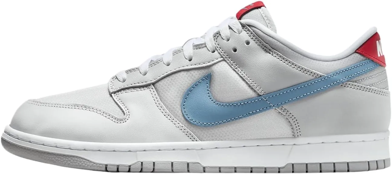 Nike Dunk Low Men's Shoes (HF0391-001, Metallic Silver/Neutral Grey/Flat Silver/Aegean Storm) Size 11.5