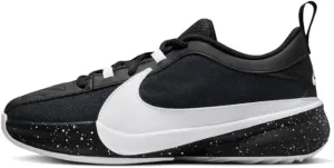 Nike Giannis Freak 5 Big Kids' Basketball Shoes (DZ4486-003, Black/Metallic Silver/White) Size 7
