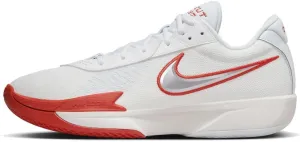 Nike G.T. Cut Academy Men's Basketball Shoes (FB2599-101, Summit White/Picante RED/Football Grey/Metallic Silver) Size 12