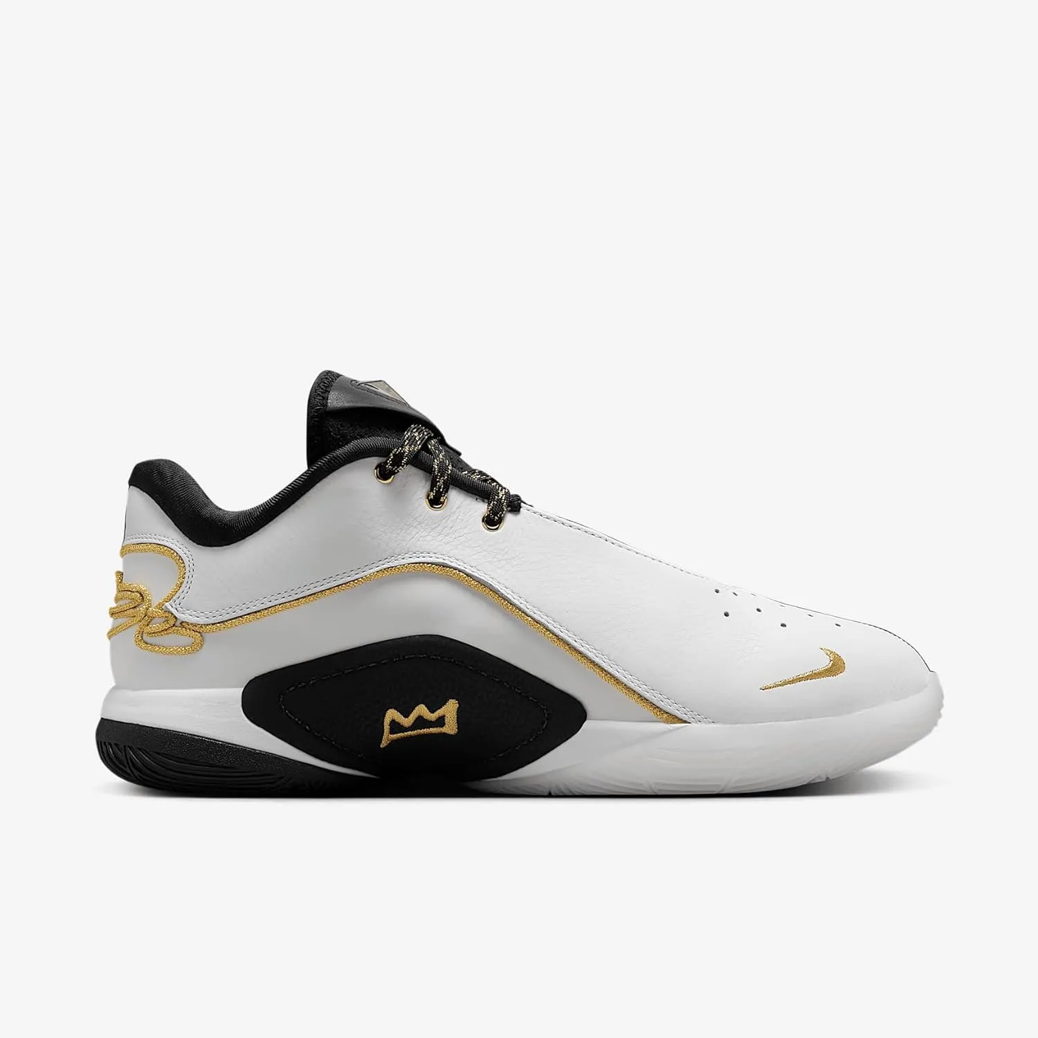 Nike Lebron XXII “Mogul” Basketball Shoes (HV8454-100, White/Metallic Gold/Black)