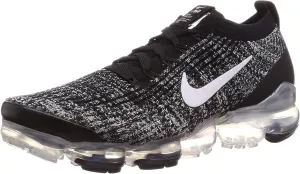 Nike Mens Air Vapormax Flyknit 3 AJ6900 002 - Size 7 Black/White-Metallic Silver