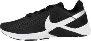 Nike Men's Cross Training Sneaker, Black White Metallic Silver, 9.5