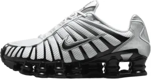 Nike Shox TL Shoes (HQ4049-001, Metallic Silver/White/Wolf Grey/Black)