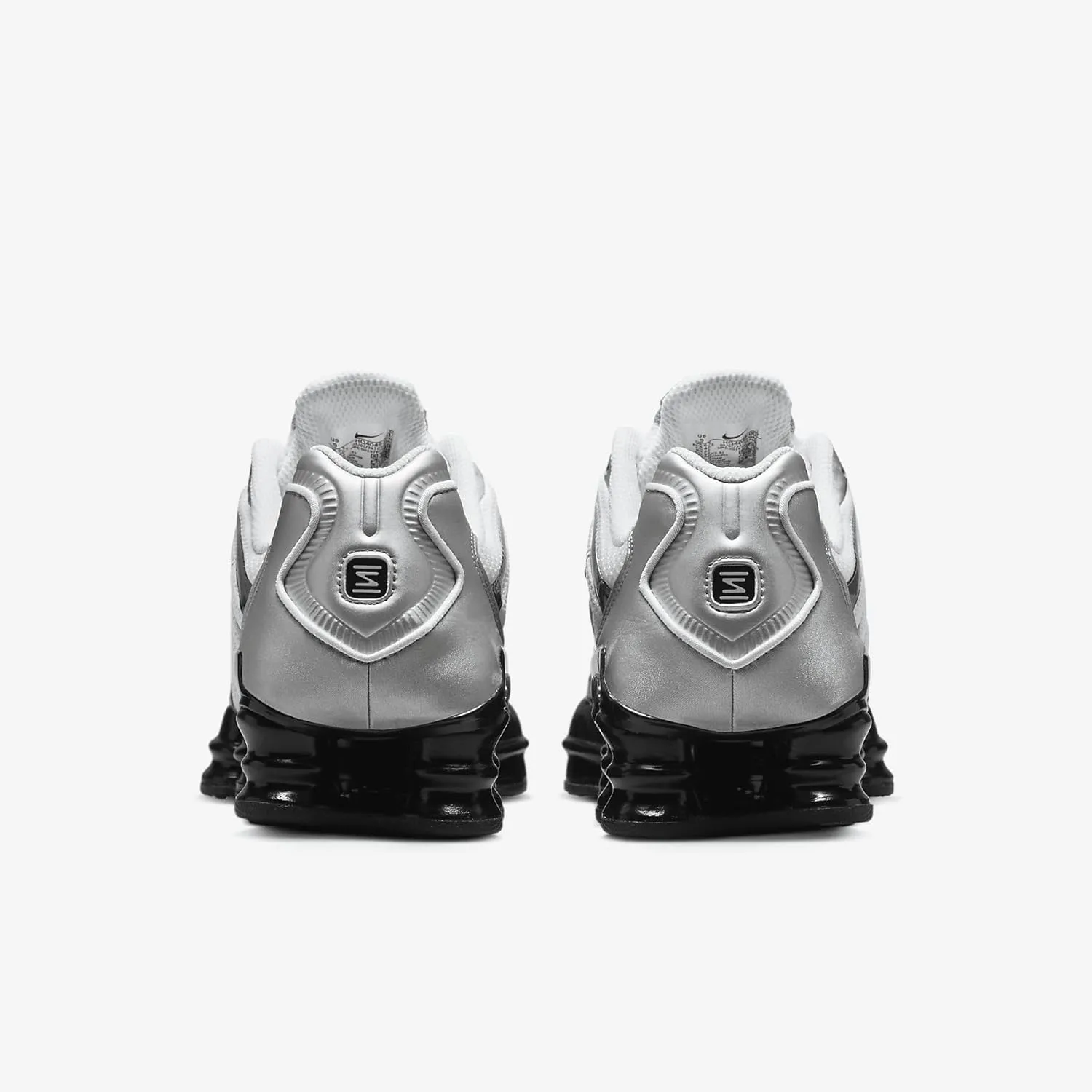 Nike Shox TL Shoes (HQ4049-001, Metallic Silver/White/Wolf Grey/Black)