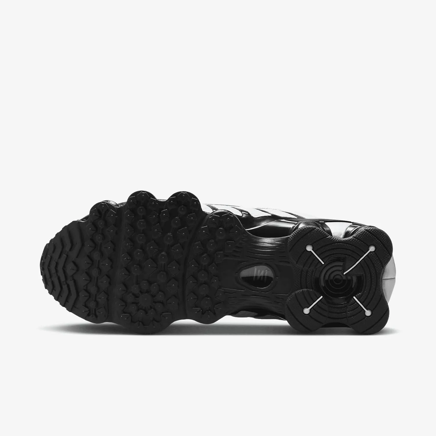 Nike Shox TL Shoes (HQ4049-001, Metallic Silver/White/Wolf Grey/Black)