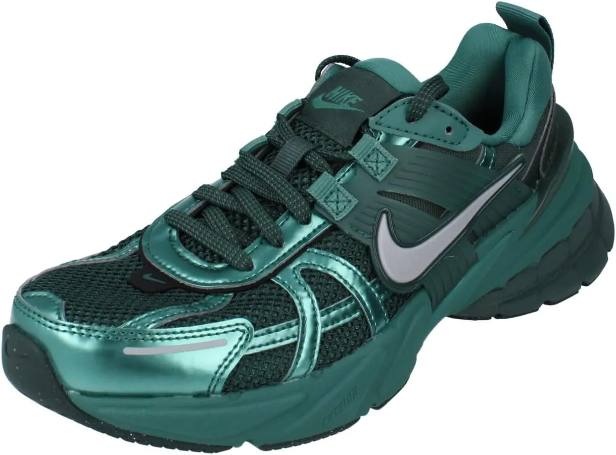Nike V2K Run Shoes (HF5050-361, Bicoastal/Vintage Green/Metallic Silver) Size 9