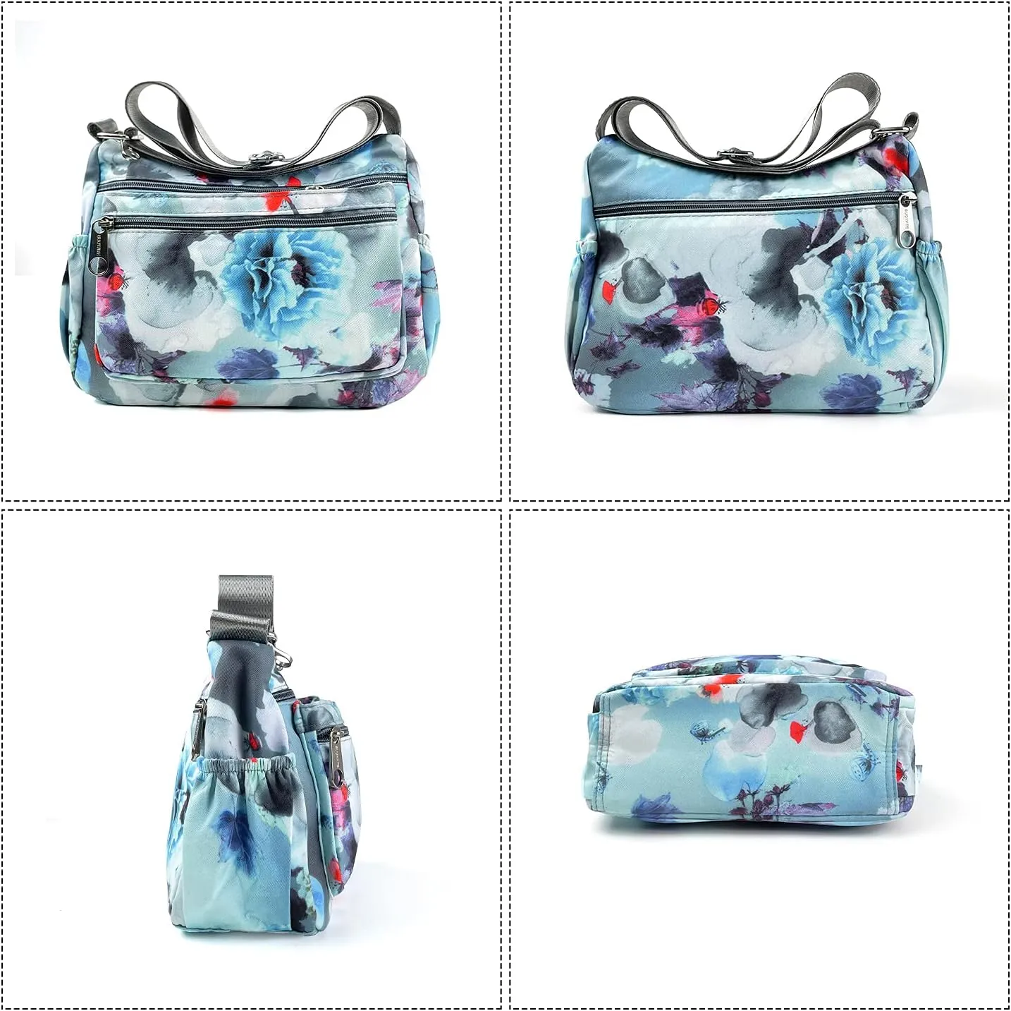NOTAG Shoulder Bags for Women Nylon Crossbody Bags Waterproof Lightweight Messenger Purses and Handbags