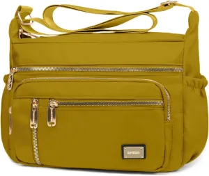 NPBAG Crossbody Bag for Women, Shoulder Purse Handbag Messenger Bag, Trendy Pocketbooks, Waterproof and Multi-Pockets