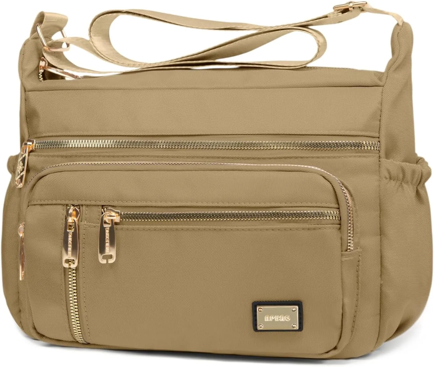NPBAG Crossbody Bag for Women, Shoulder Purse Handbag Messenger Bag, Trendy Pocketbooks, Waterproof and Multi-Pockets