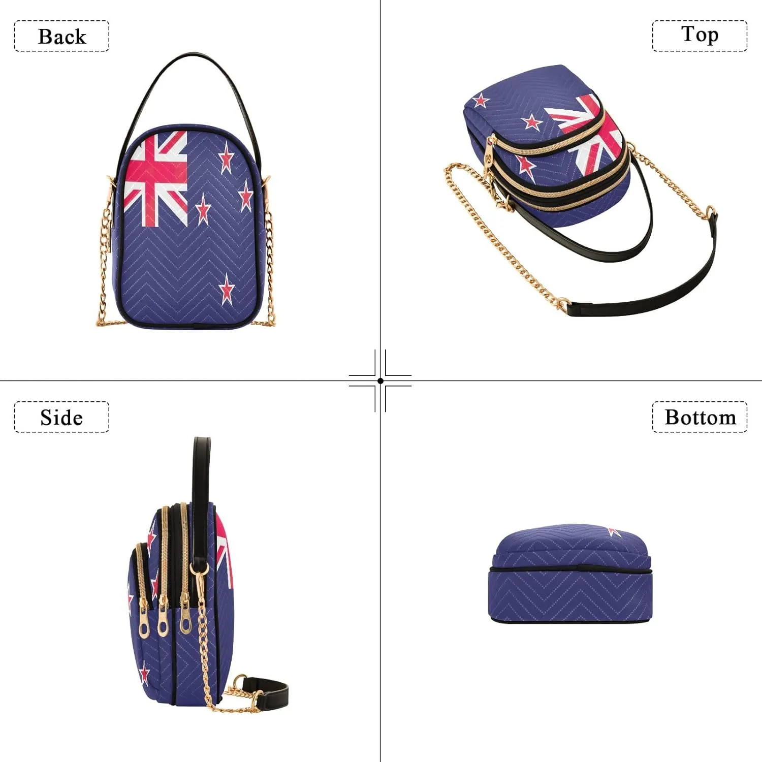 ODAWA Paraguay Flag Crossbody Bags Women - Crossbody Bags for Women Trendy - Travel Crossbody Bags for Women