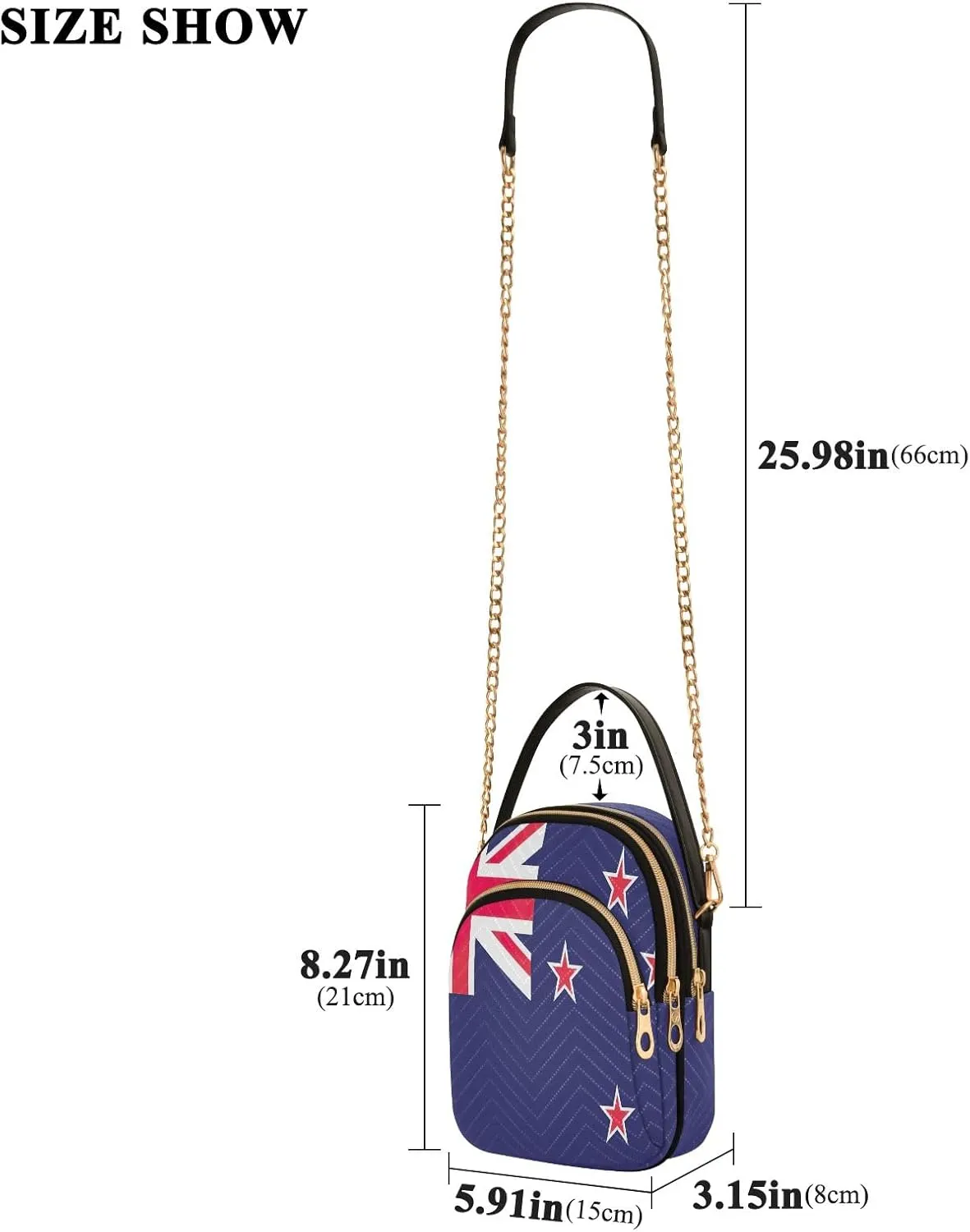 ODAWA Paraguay Flag Crossbody Bags Women - Crossbody Bags for Women Trendy - Travel Crossbody Bags for Women