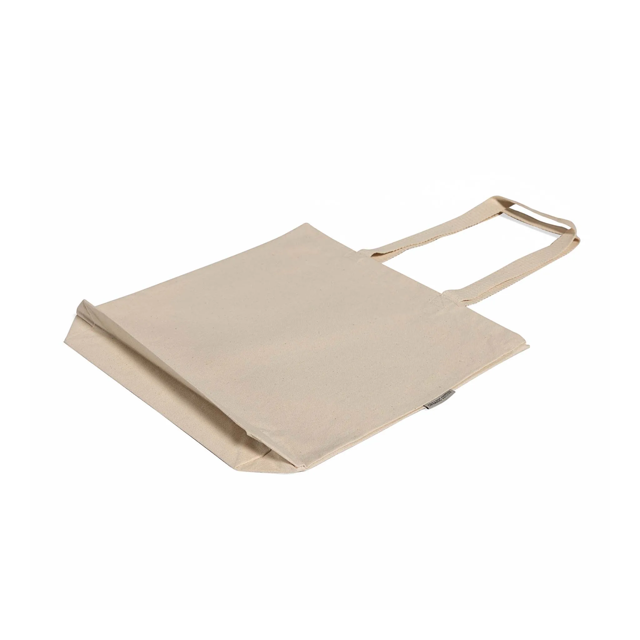 Organic Grocery Canvas Tote Bags W/Gusset - OR210