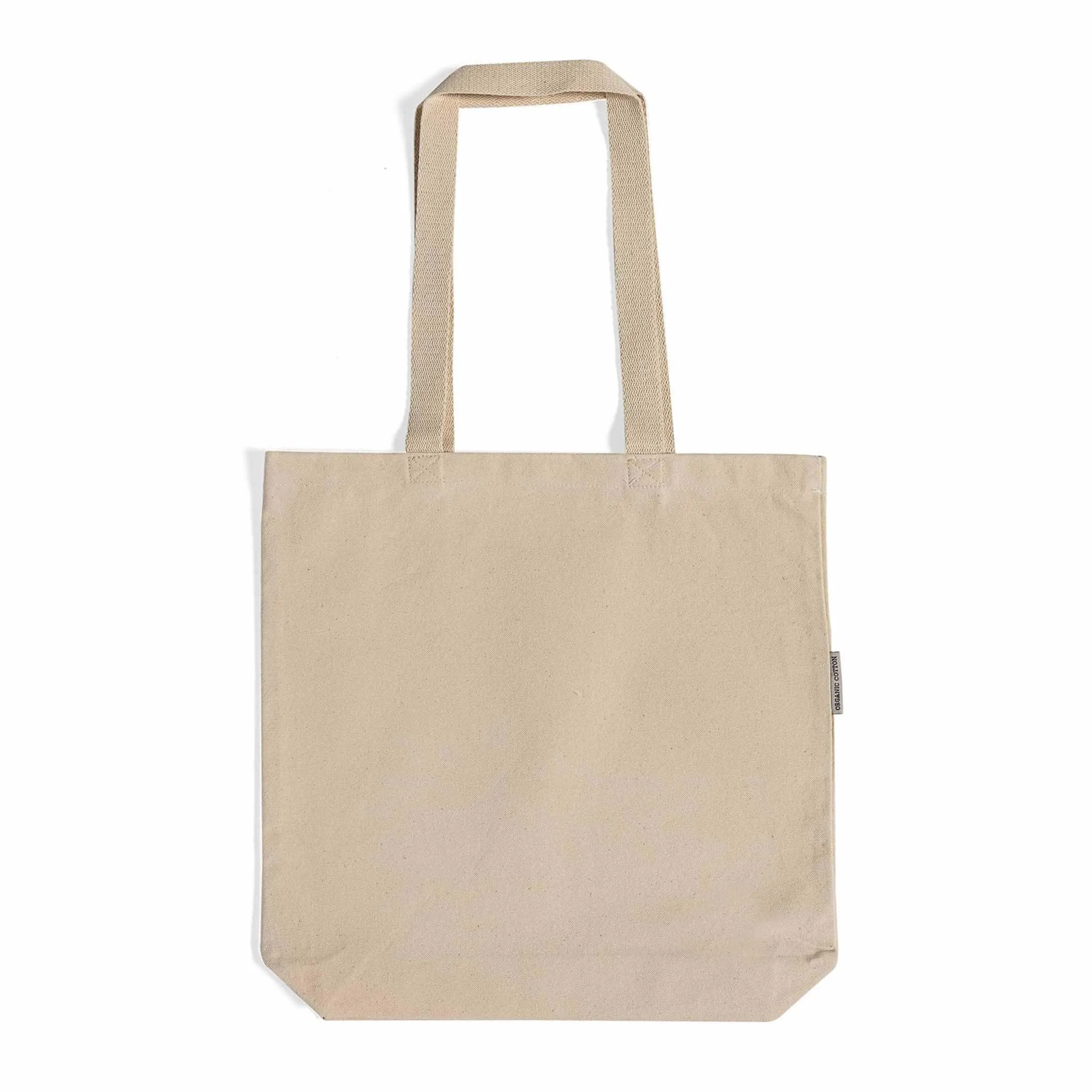 Organic Grocery Canvas Tote Bags W/Gusset - OR210
